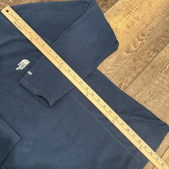 The North Face Men's Quarter Zip Fleece Pullover Blue Size XL - Picture 3 of 8